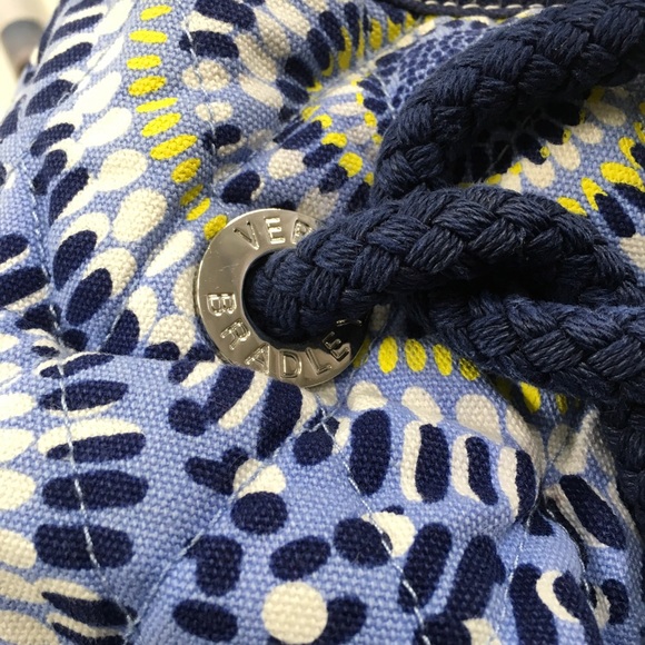 Vera Bradley | Blue Yellow Purse - Picture 6 of 7